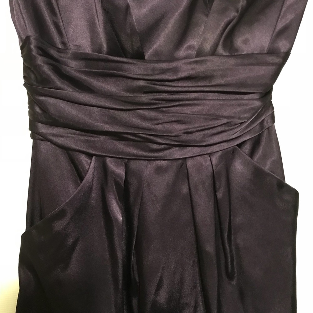 3/$25 David bridal purple strapless formal dress - Picture 4 of 6
